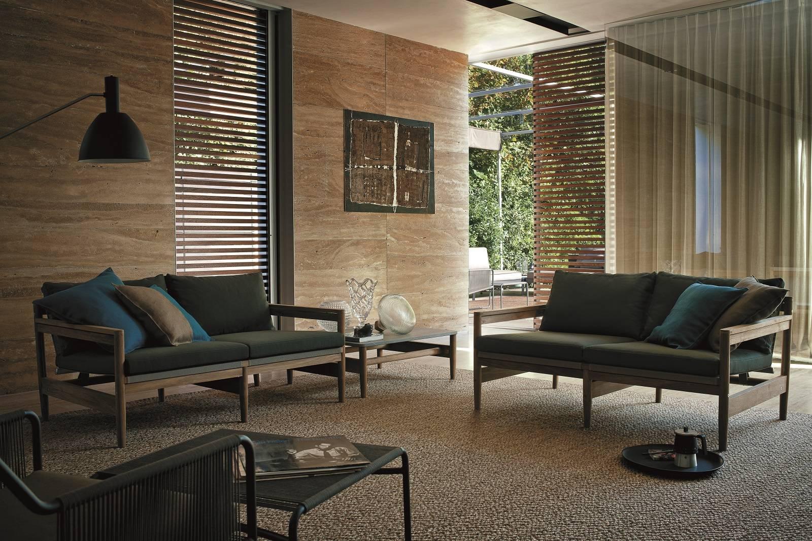 Contemporary Roda Indoor/Outdoor Road 143 Sofa Designed by Rodolfo Dordoni
