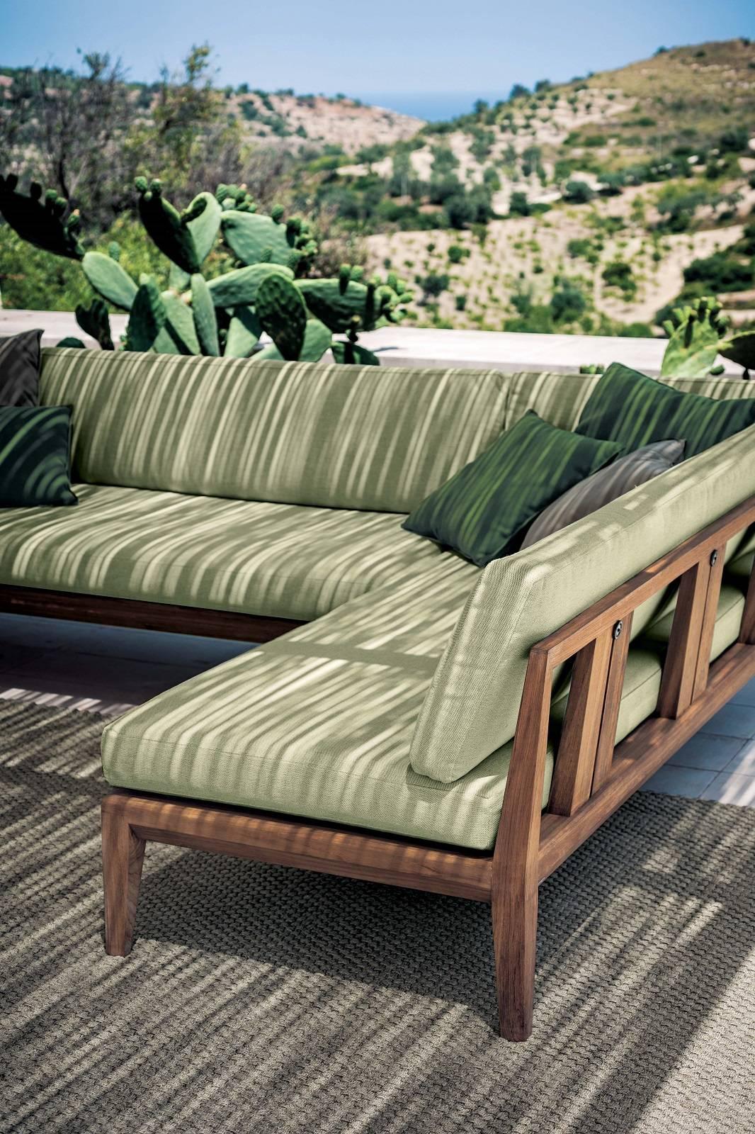 Modern Roda Indoor/Outdoor Teka Sofa Designed by Gordon Guillaumier