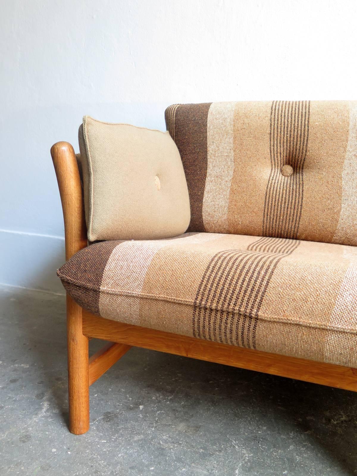 Mid-20th Century Arne Norell Oak Sofa For Sale