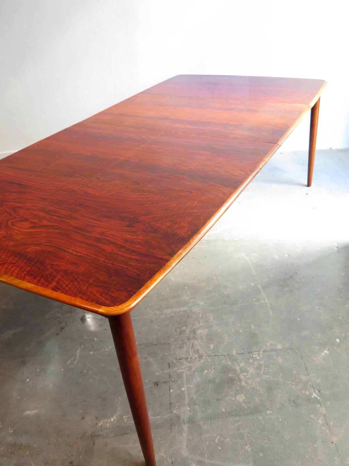 Rosewood Dinning Table with Two Leafs 3