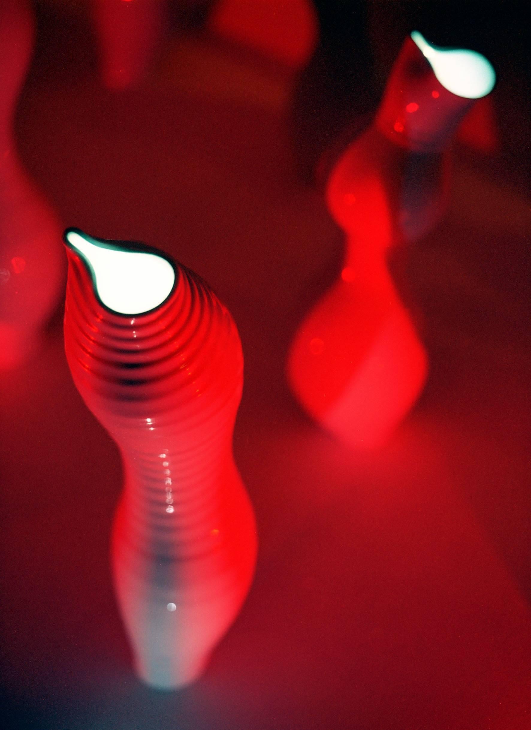 English Contemporary Light as Air 'Breathing' Light Sculpture, Composition of Two For Sale