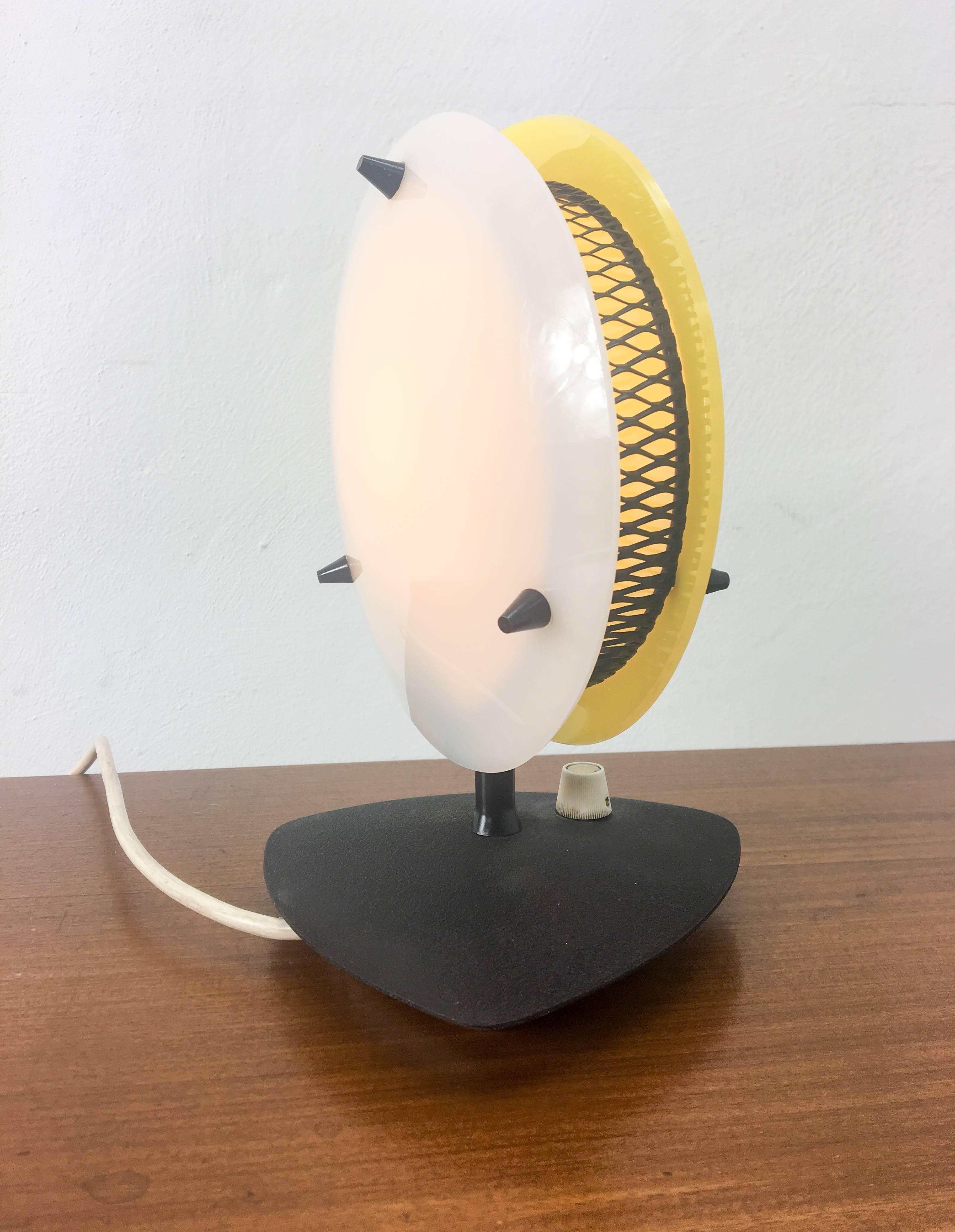 French 1950s Sonnenkind  Table Lamp Tele Ambiance France 50s.