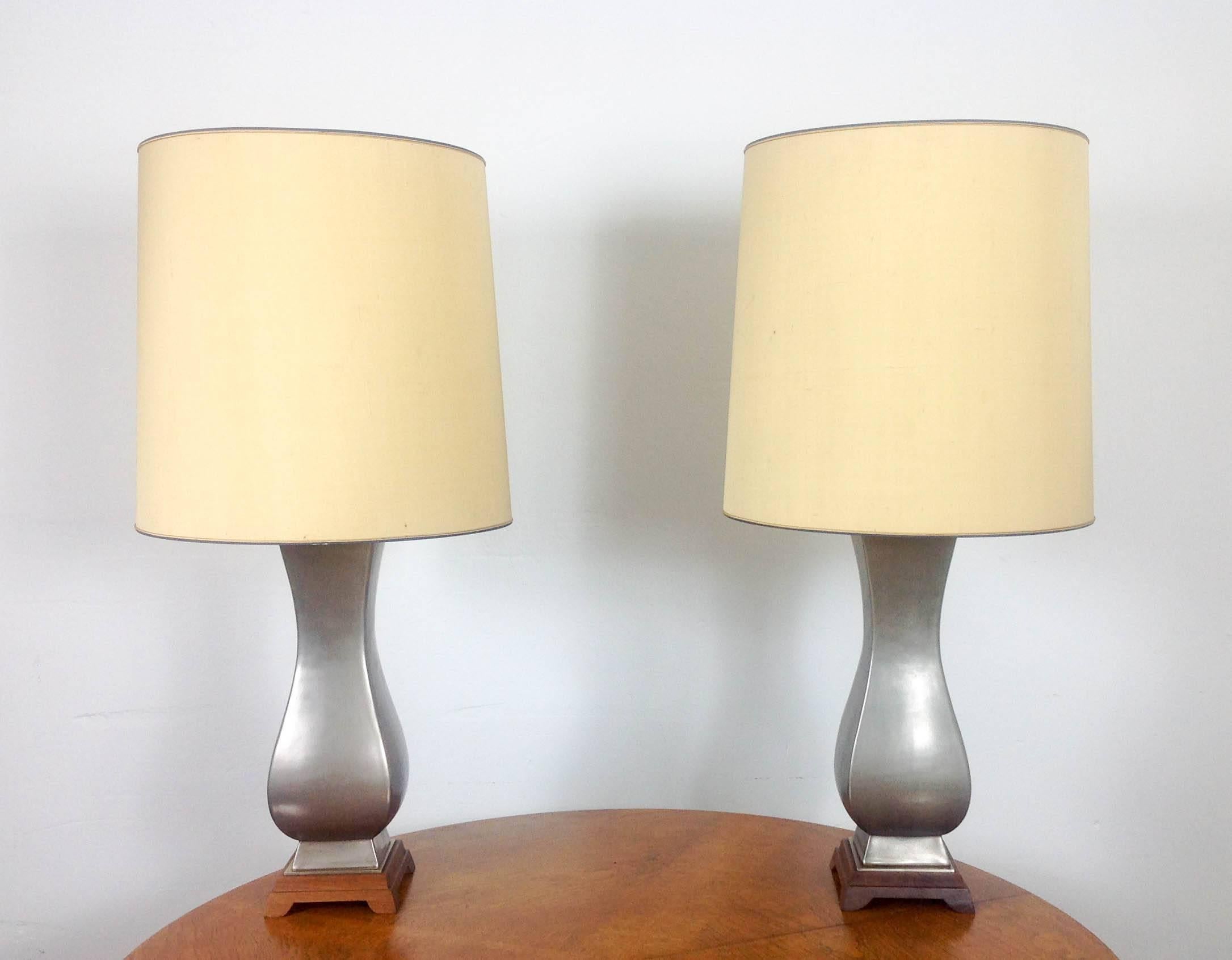 Mid-Century Modern Two Gerald Thurston Table Lamps for Lightolier, 1960s For Sale