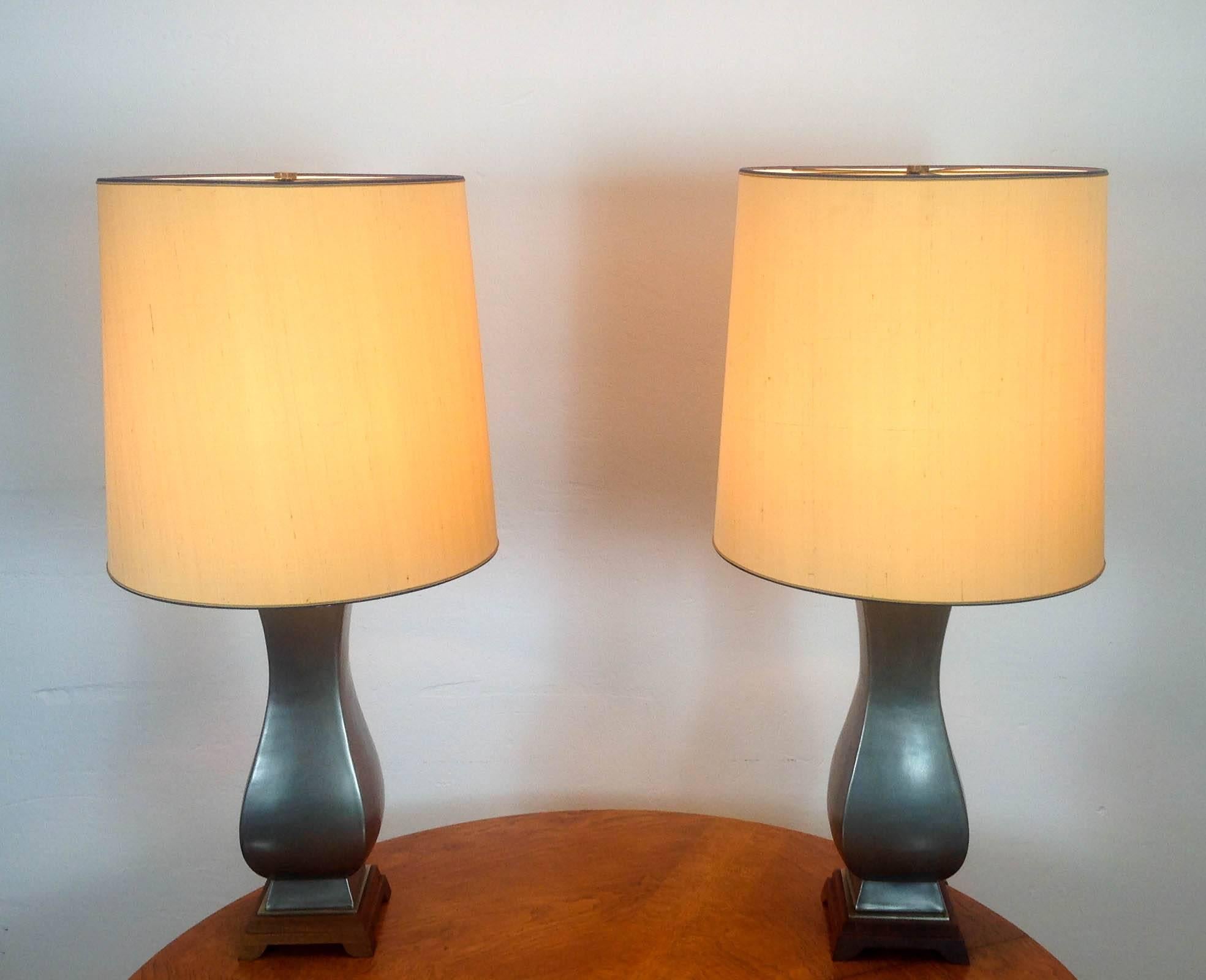 American Two Gerald Thurston Table Lamps for Lightolier, 1960s For Sale