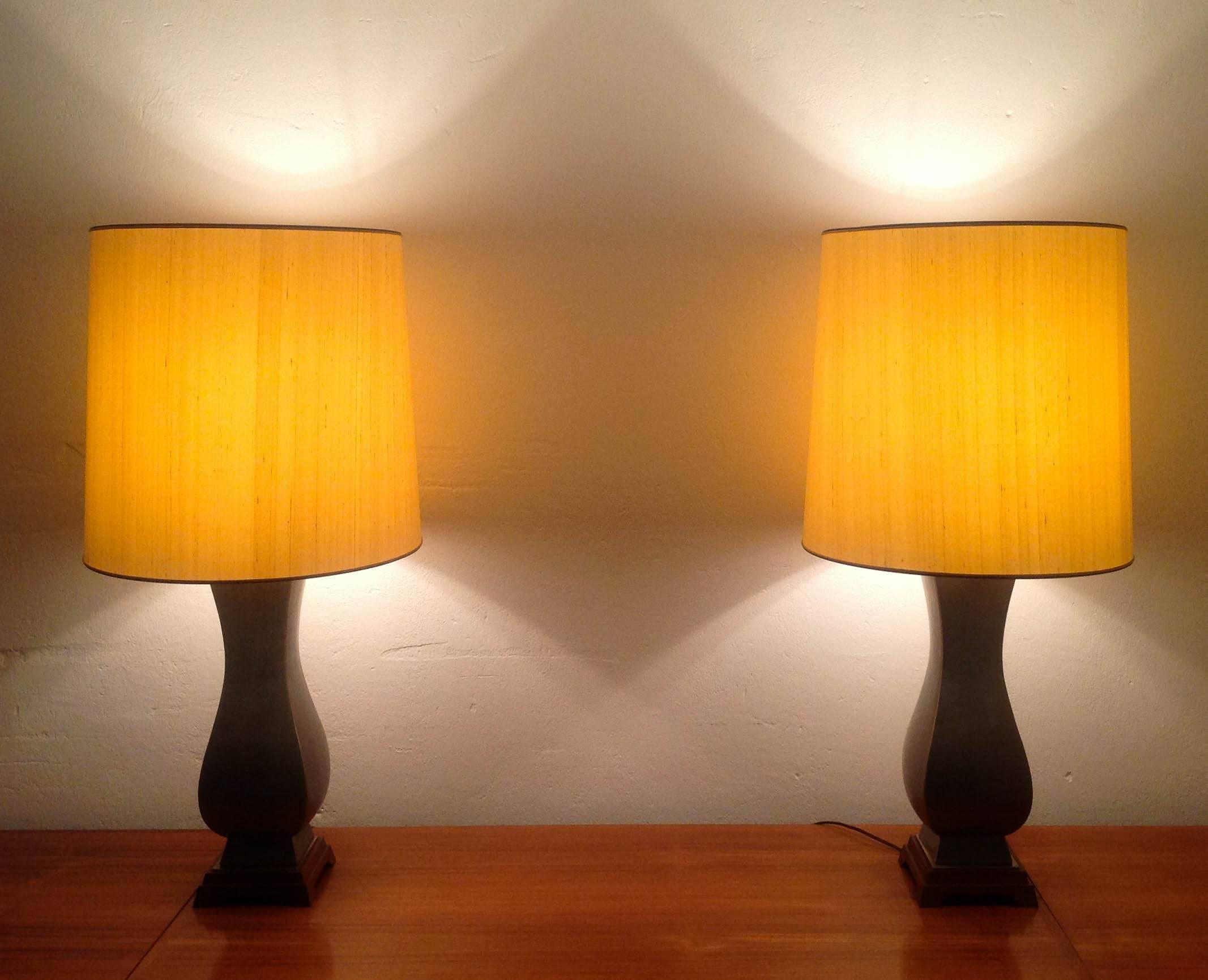 Two Gerald Thurston Table Lamps for Lightolier, 1960s For Sale 1