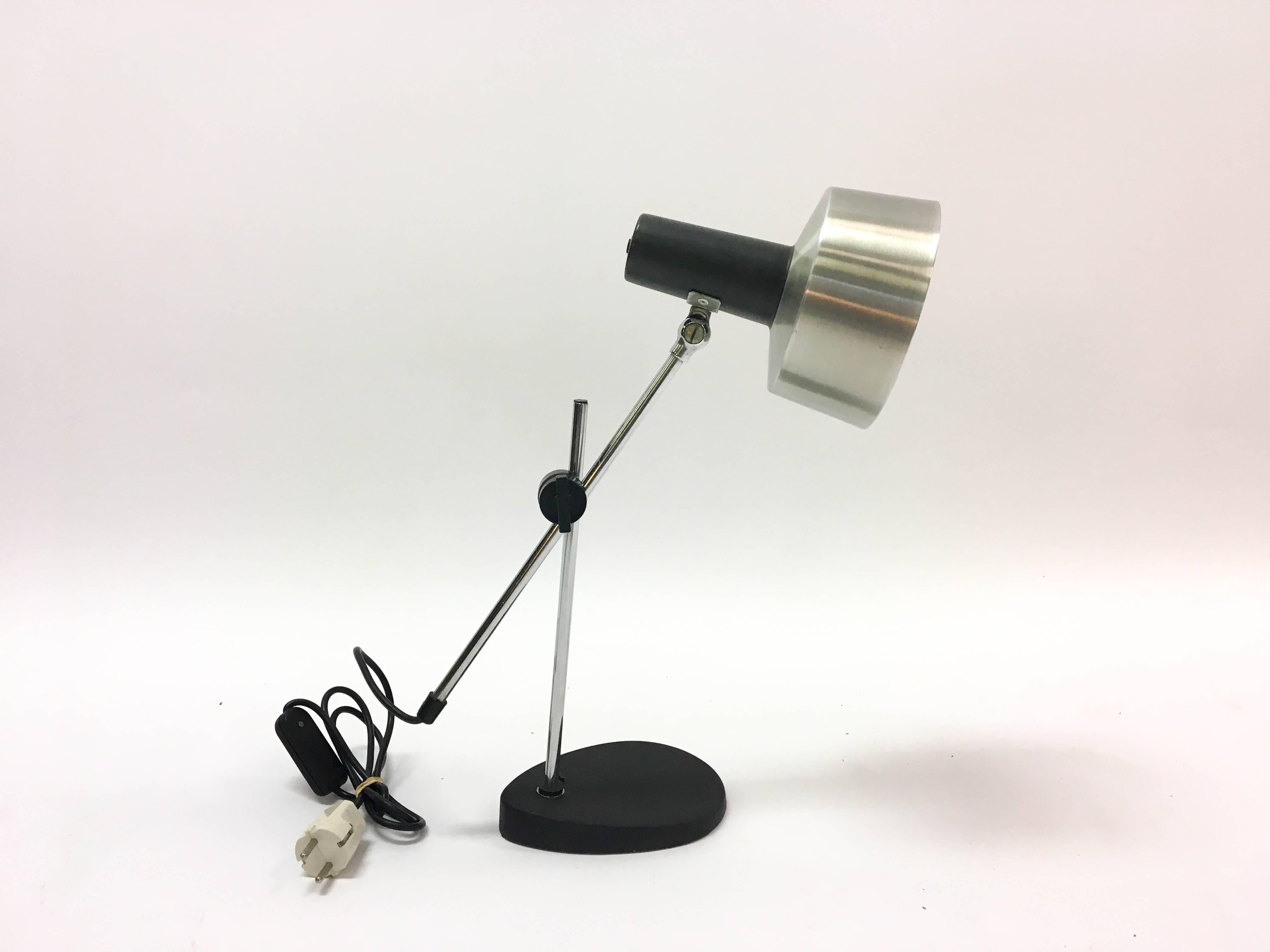 Mid-Century Modern Vintage Anvia Almelo Desk Lamp by J. Hoogervorst