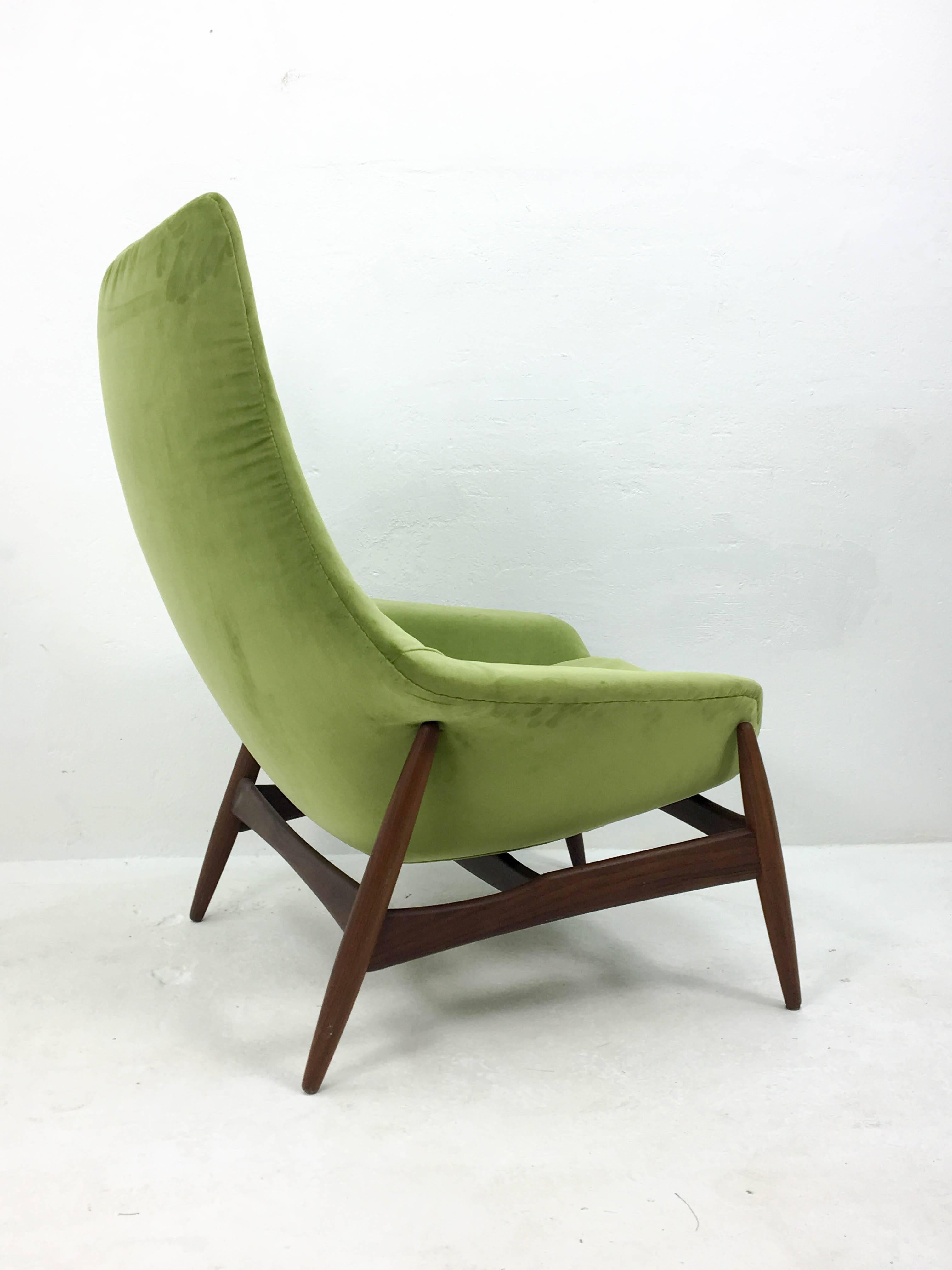 H.W. Klein Lounge Chair für Bramin:: 1960er Jahre (Teakholz)