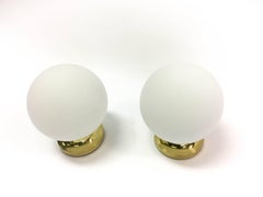 Two Glashütte Limburg Table Lights, 1970s