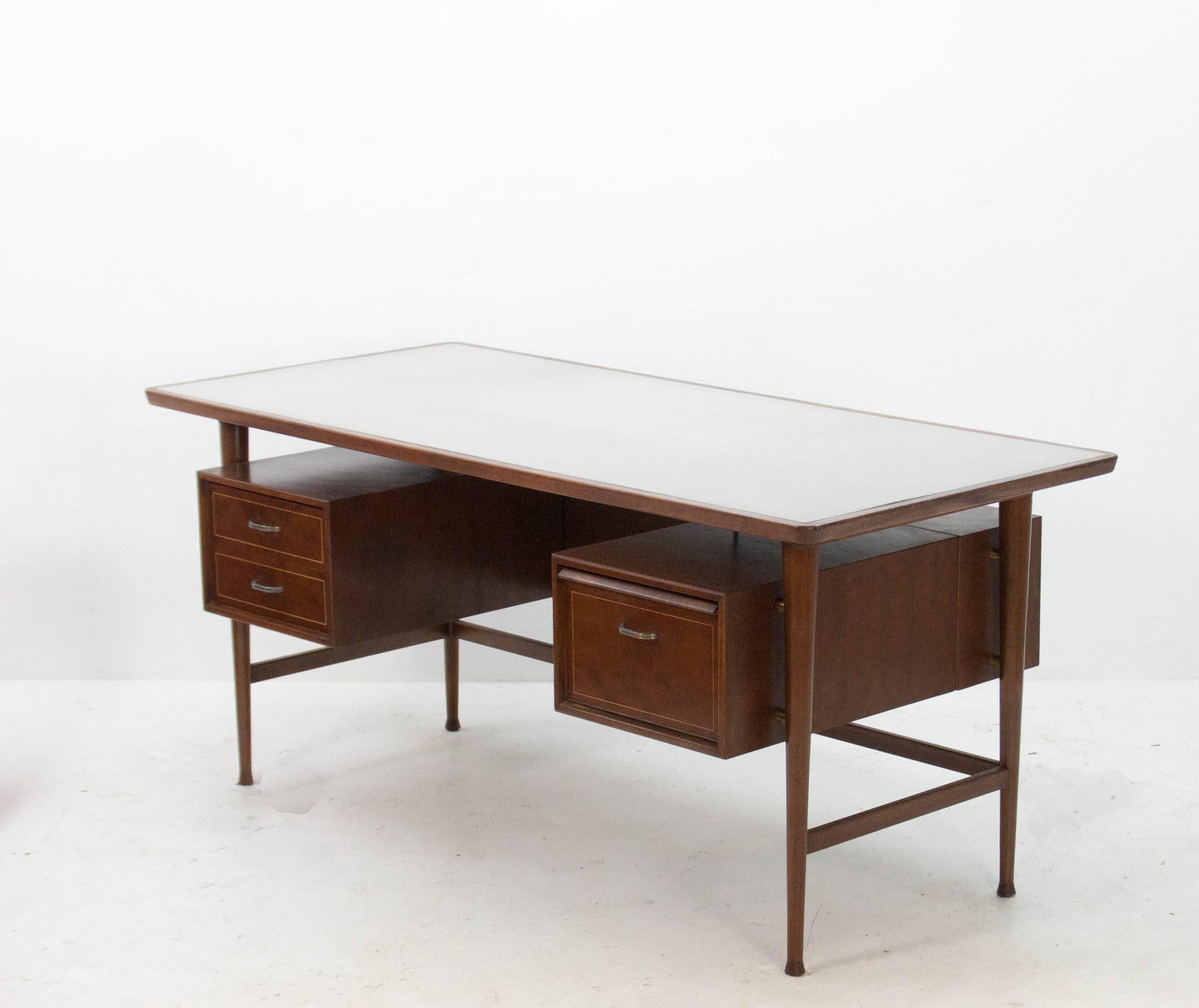 1960s teak formule meubelen desk