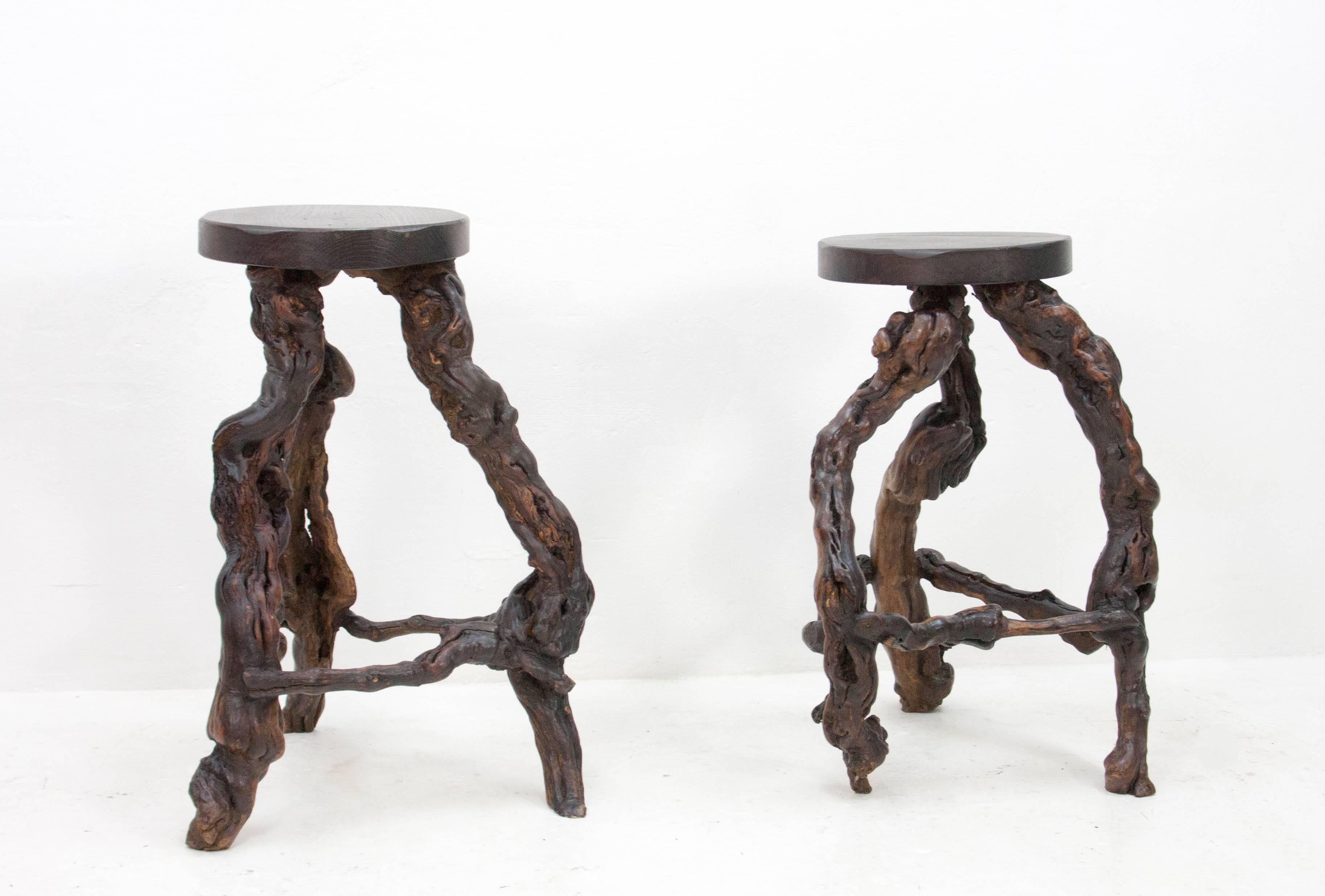 Pair of bar Stools, 1960s 1