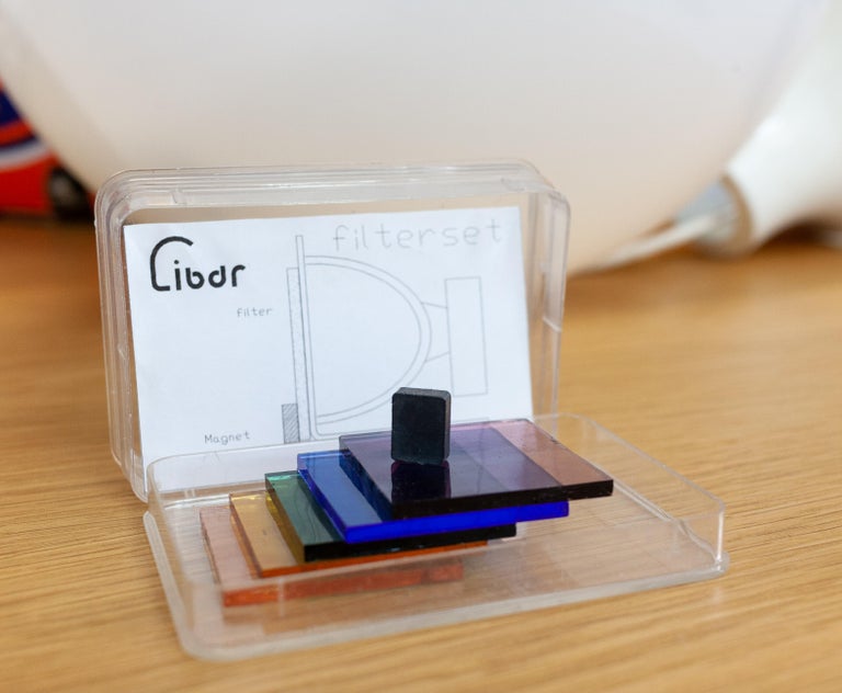 Edy Ten Berge Perspex Floor Lamp For Sale at 1stDibs