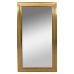 Large Deknudt Gold Wall Mirror 1970s Regency