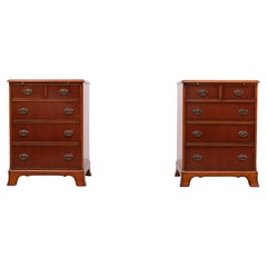 Superb Edwardian Cherry Wood Cabinets  1970s England