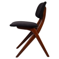 8  Scissors Dining Chairs  Louis van Teeffelen  for Wébé  Dutch 1960s