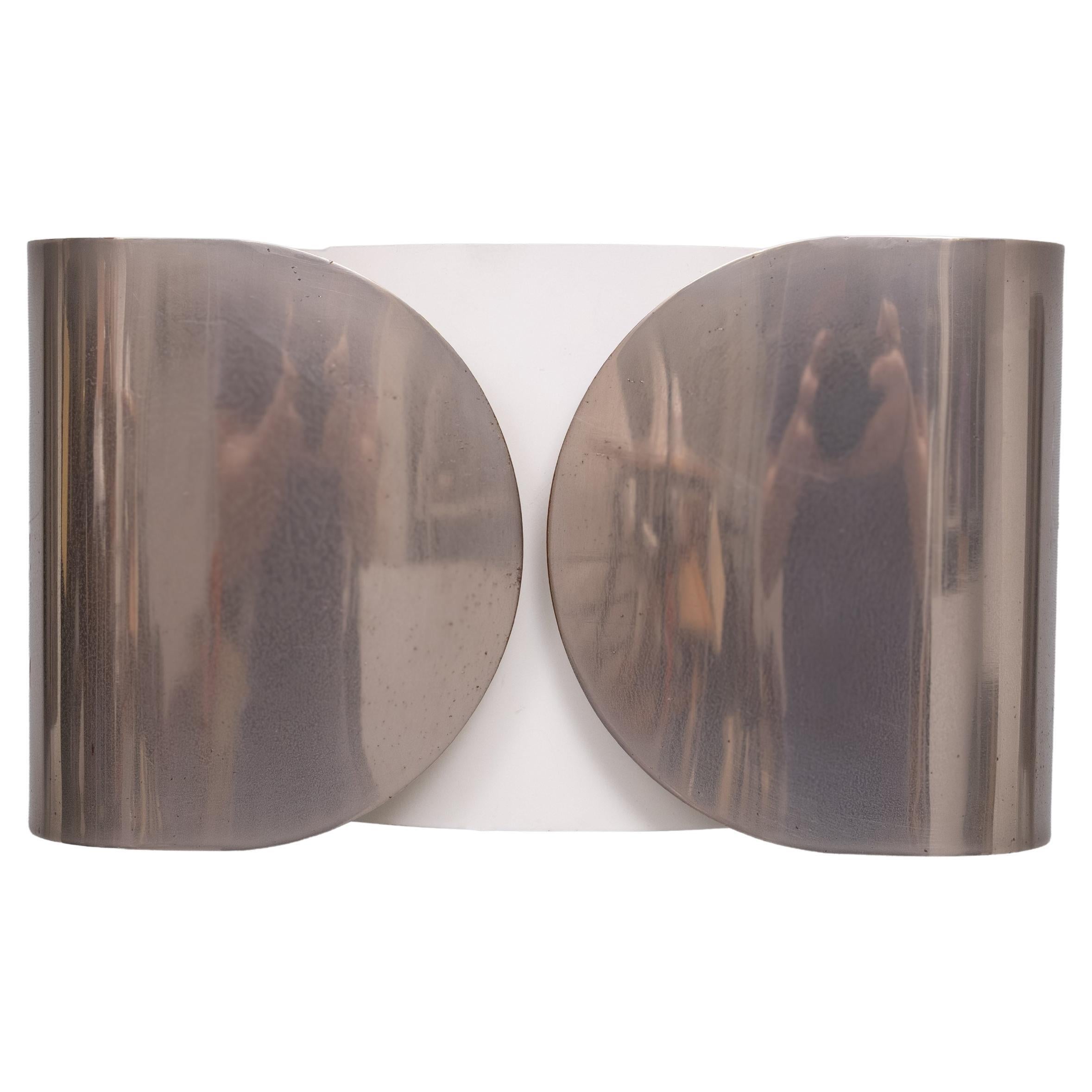set of 5  Afra and Tobia Scarpa “Foglio” wall lights, 1970s Italy For Sale