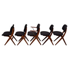 Louis Van Teeffelen Scherenstühle , WéBé, Niederländisches Design