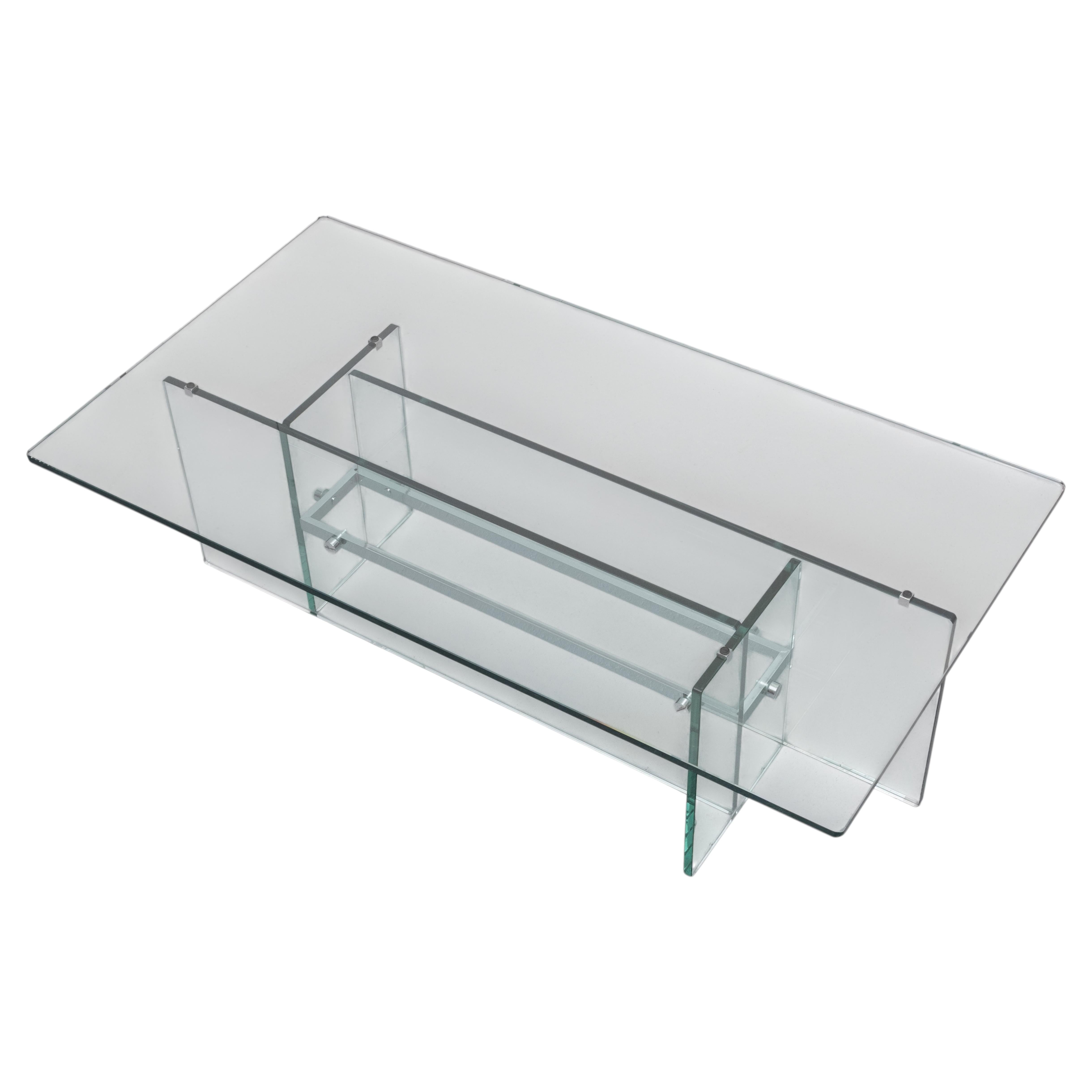 Fontana Arte Glass Coffee Table 1970, Italy