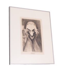 Antique "GOSSIP and SATAN Came Also" Optical Illusion By Geo Wotherspoon Framed