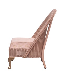 Pink Lloyd loom low side chair model ''Lusty'' 1940s England