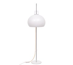 "Lucerna" floor lamp in chrome-plated steel by Harvey Guzzini for Meblo 1960s