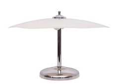 Art Deco style Table Lamp Large Oval Glass shades Germany
