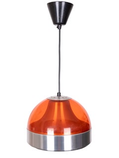 Pair Space Ace Dijkstra Pendant lamps 1970s Holland
