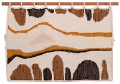 Stunning Space ace 3D Hand made Wall Tapestry 1970s Germany