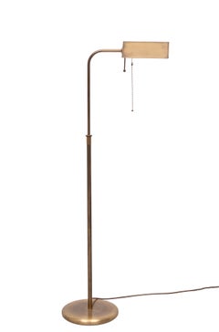 Solken Leuchten Bronze Color Library Floor lamp 1970s Germany