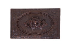 Late 19th Century Decorative Box - Black Forest - Carved Wood