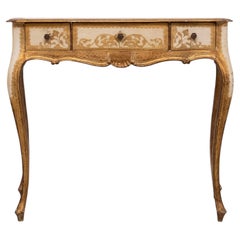 Mid century Florentine Console table Italy 1950s Italy