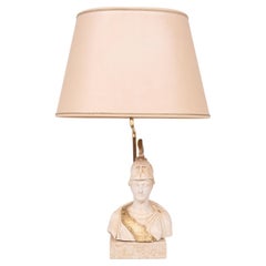 Le Dauphin Greek goddess Athena Table lamp 1970s France