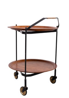 Chariot pliable « Impala » de la marque Ary Fanérprodukter, Nybro, Suède, années 1950