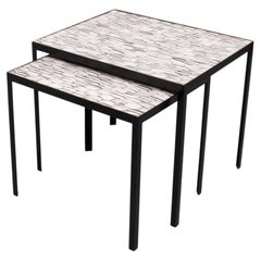 Floris Fiedeldij, Satztisch-Set für Artimeta, Glasmosaik, 1960er Jahre