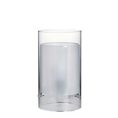 Cilla Carlo Moretti Contemporary Mouth Blown Murano Clear Glass Table Lamp