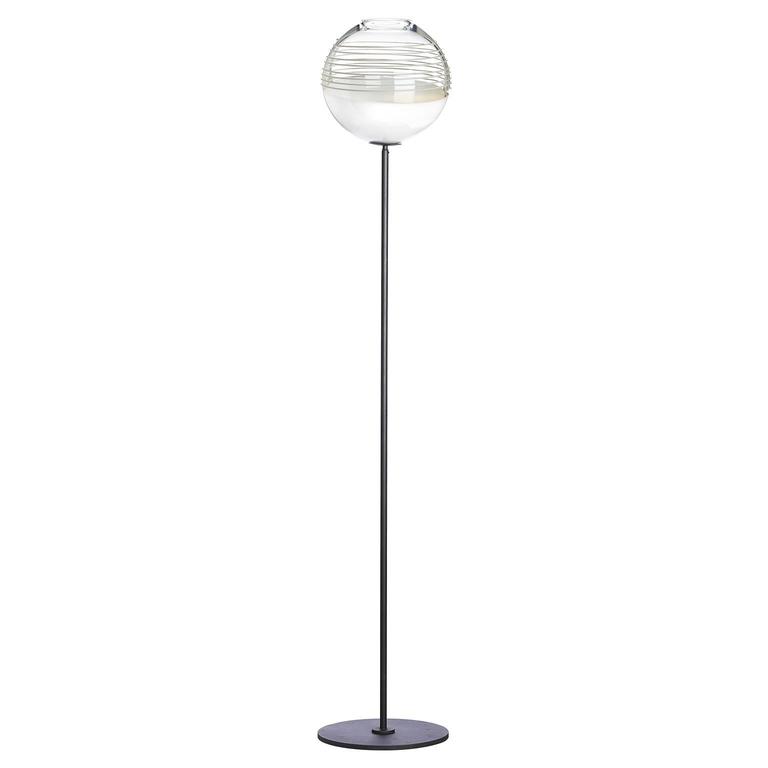 Boblu T Carlo Moretti Contemporary Mouth Blown Murano Glass Floor Lamp For Sale