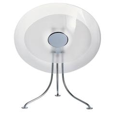 Scudo Carlo Moretti Contemporary Murano Clear Glass Desk or Table Lamp