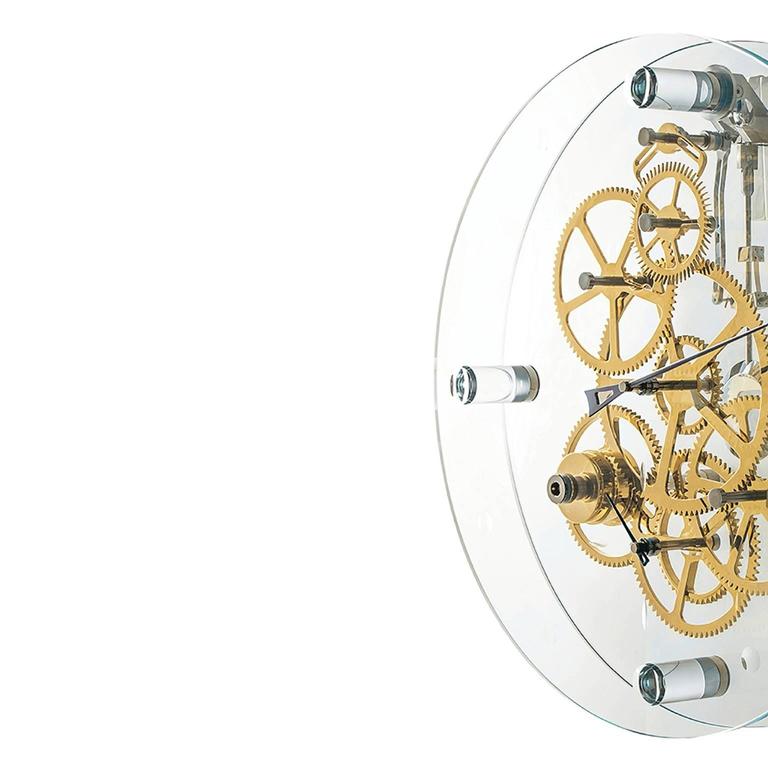 Presto Teckell Takto Contemporary Clear Glass Oversized Mechanical Wall