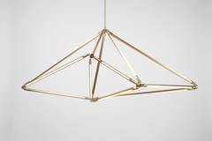 Bec Brittain Shy 08.1 Brass LED Chandelier