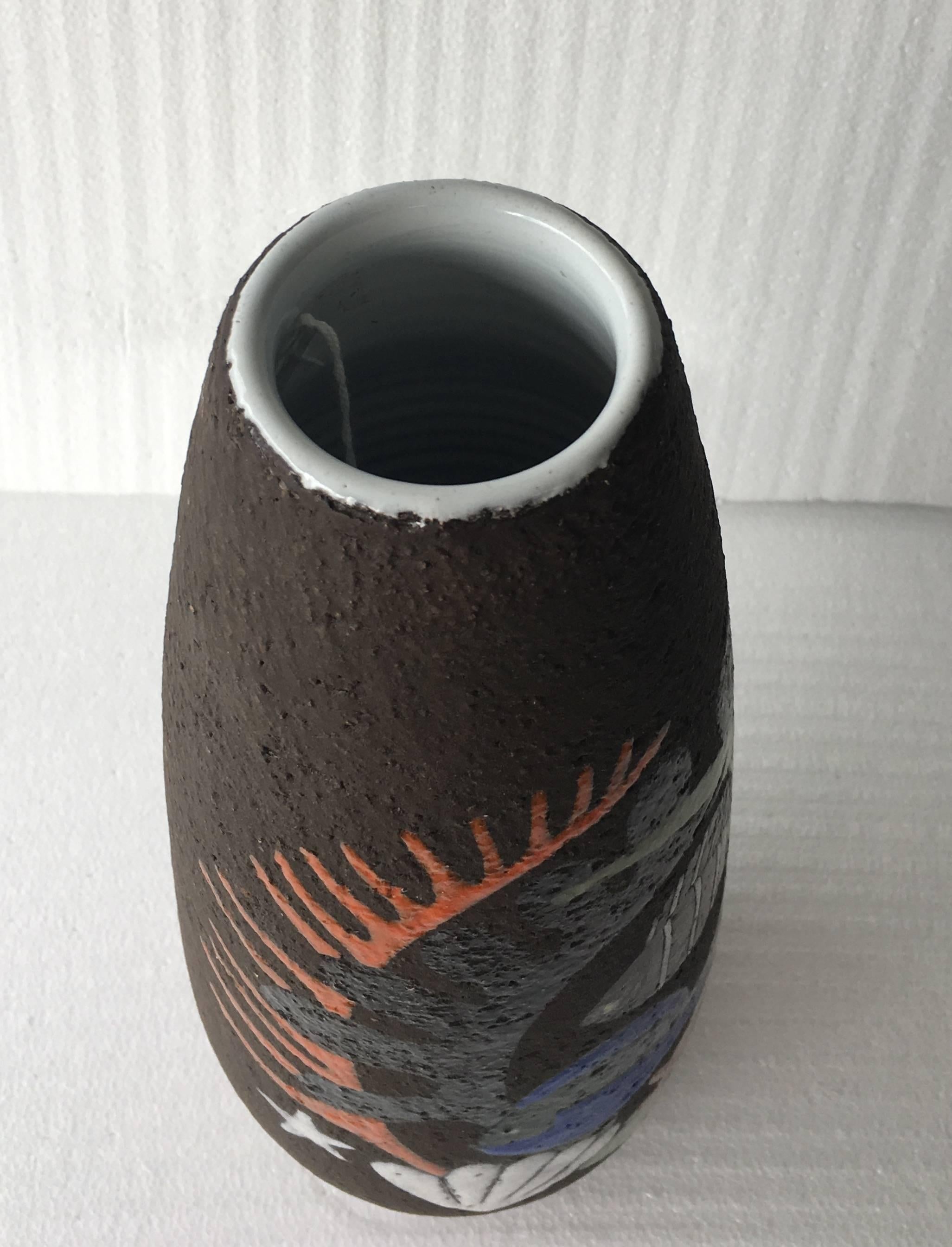 Rare Art Deco Vase by Anna-Lisa Thomson for Upsala Ekeby, 1940s In Good Condition For Sale In Melbourne, AU