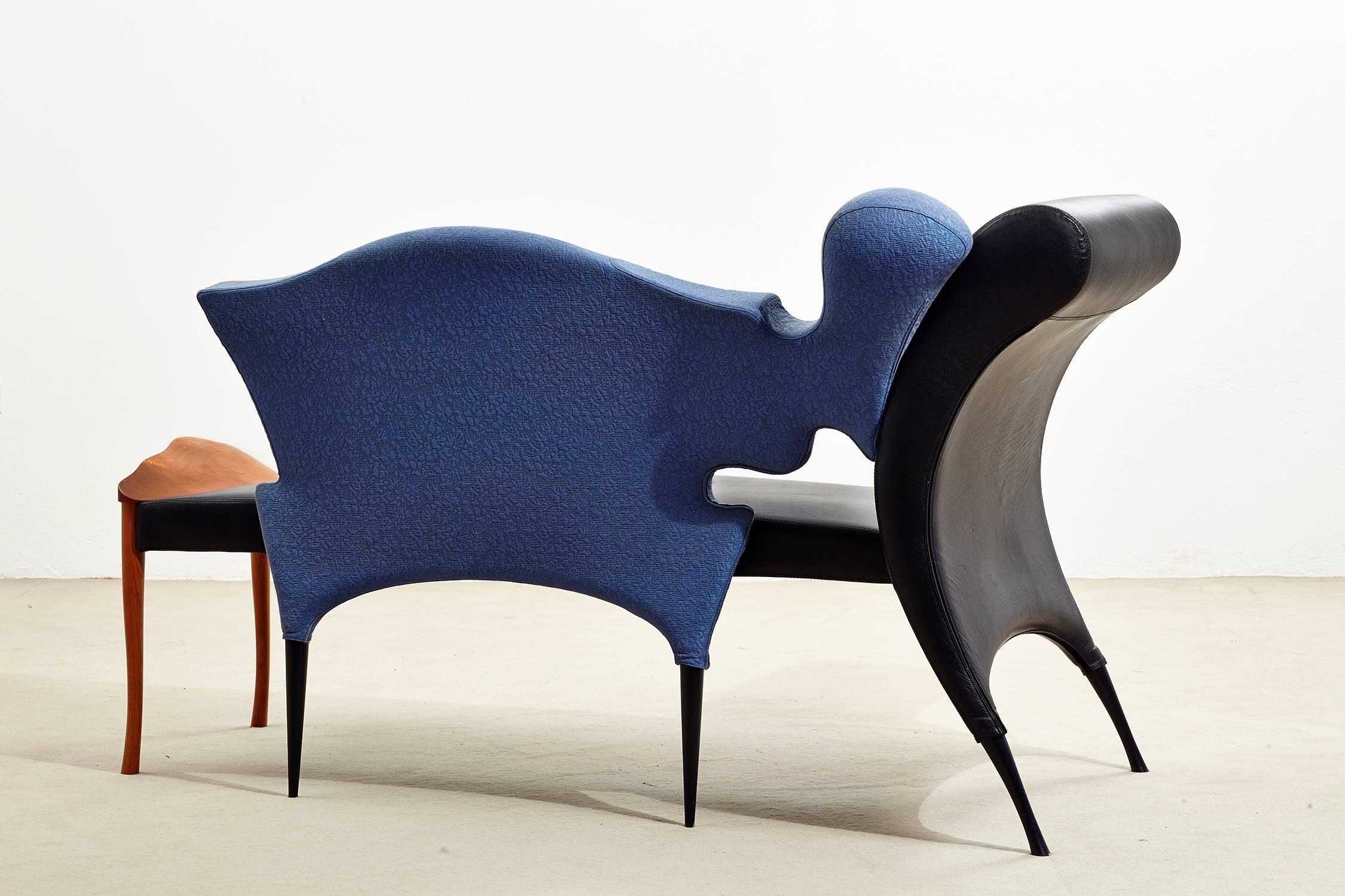 Chaise Longue Designed by Borek Sipek for Driade in 1990, Now Out of Production In Excellent Condition In Ravenna, IT