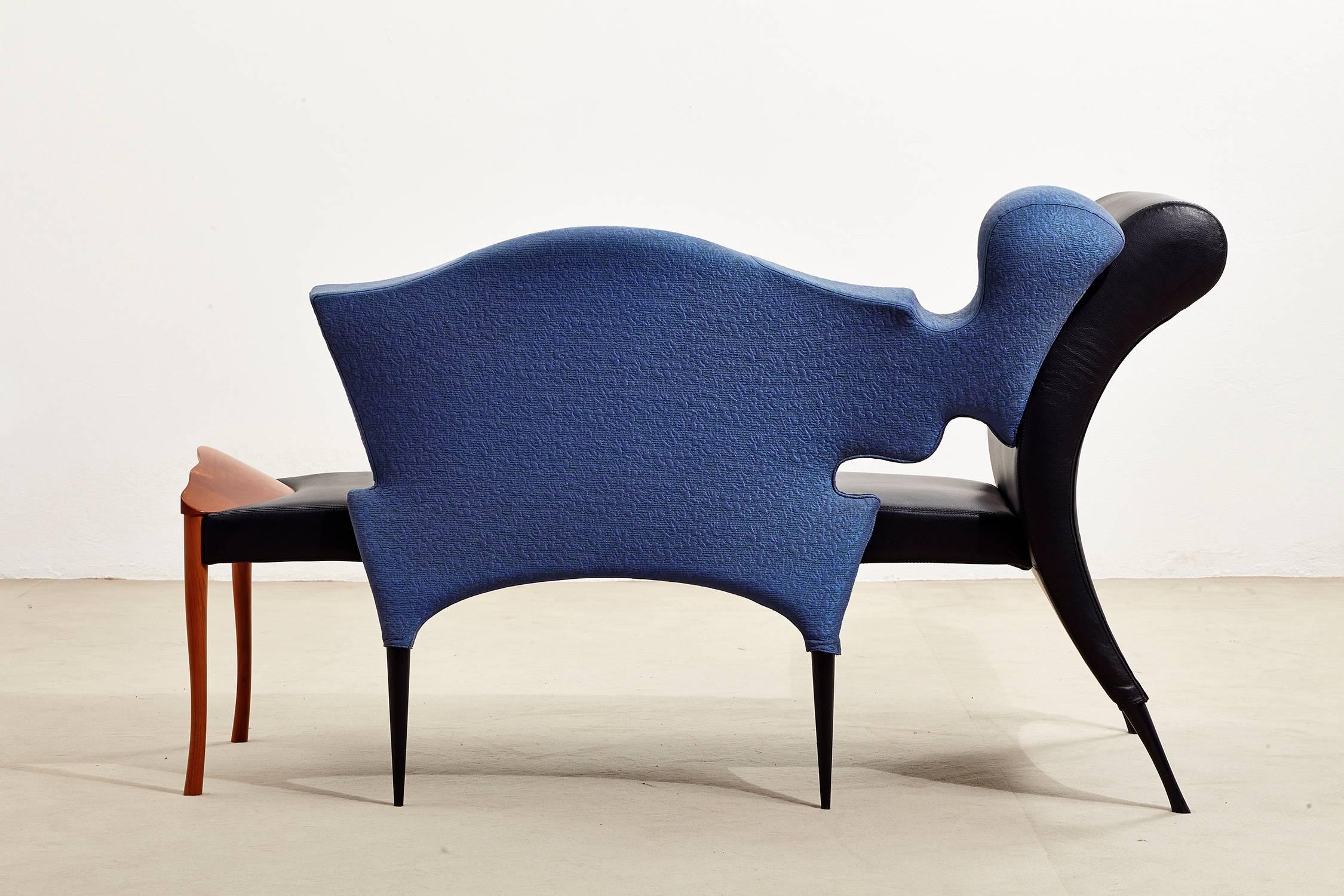 Italian Chaise Longue Designed by Borek Sipek for Driade in 1990, Now Out of Production
