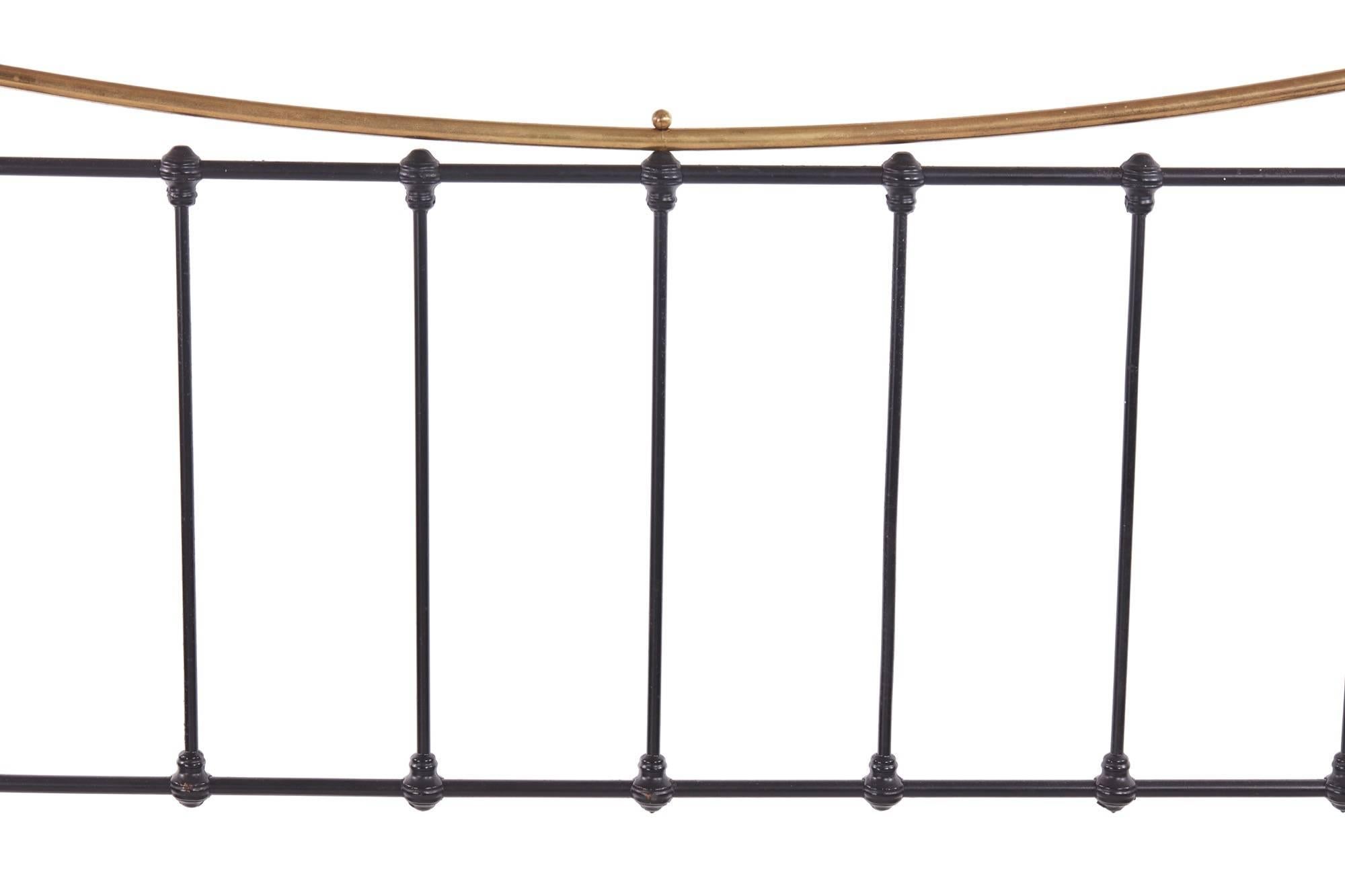 Victorian Brass and Iron Bed For Sale 1