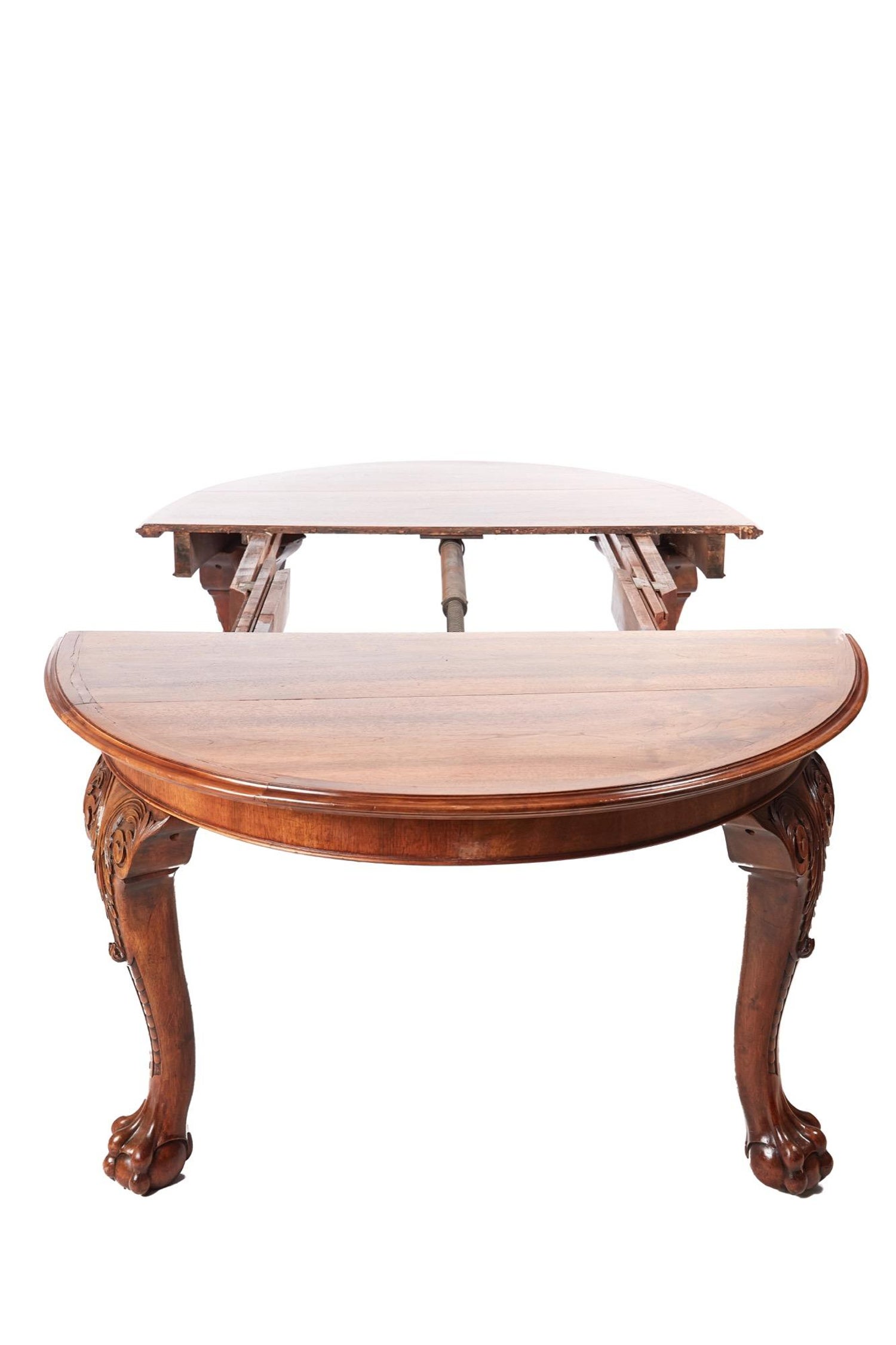 Fantastic Victorian Walnut Extending Dining Table For At 1stdibs