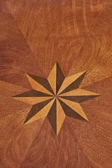 Unusual Carved Oak and Walnut Centre Table