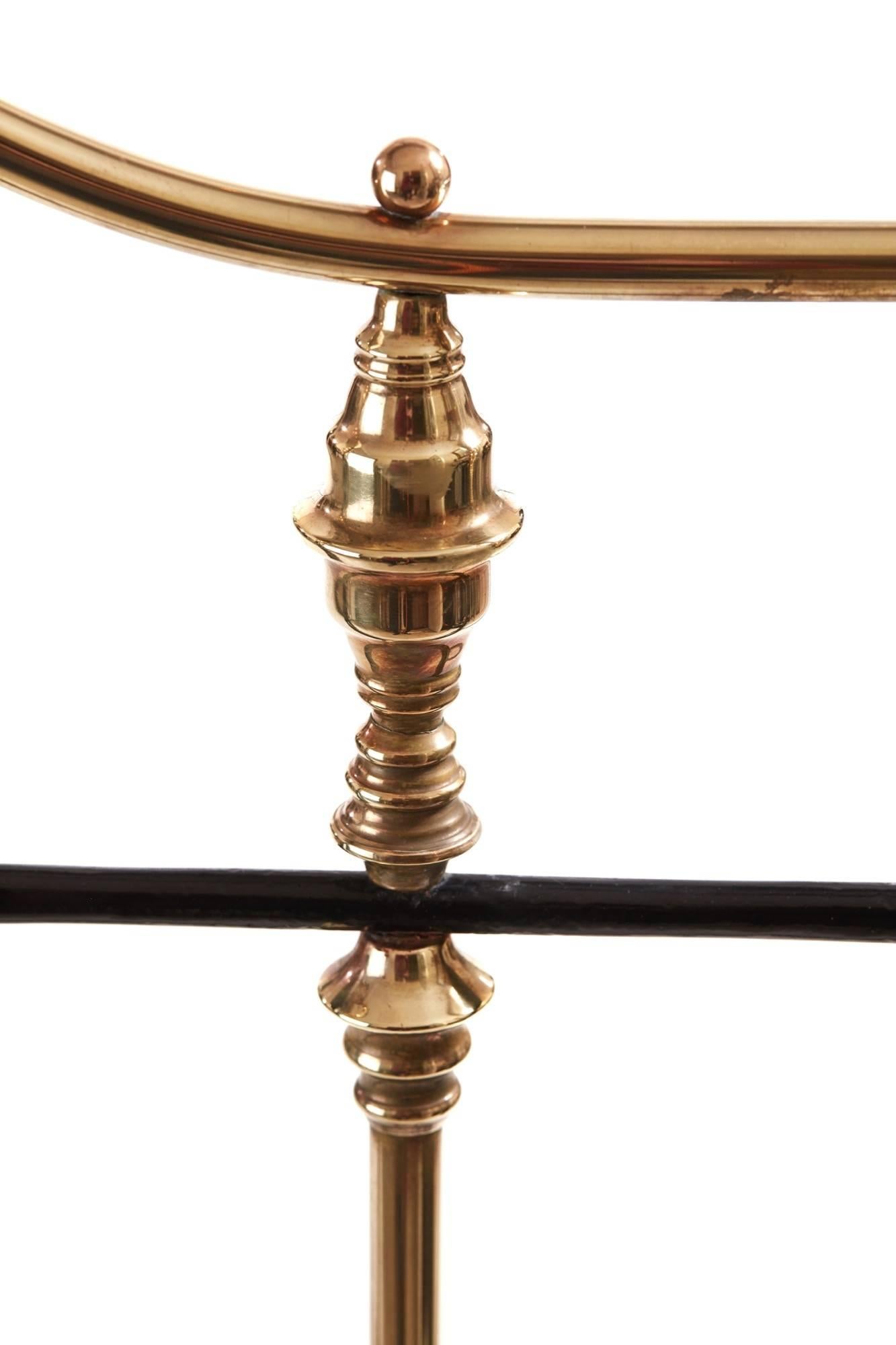 Fantastic Victorian King-Size Brass and Iron Bed 1