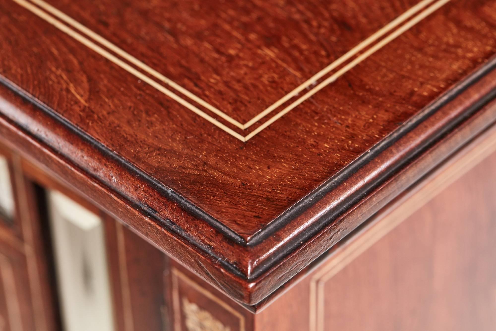 19th Century Fine Rosewood Inlaid Side Cabinet