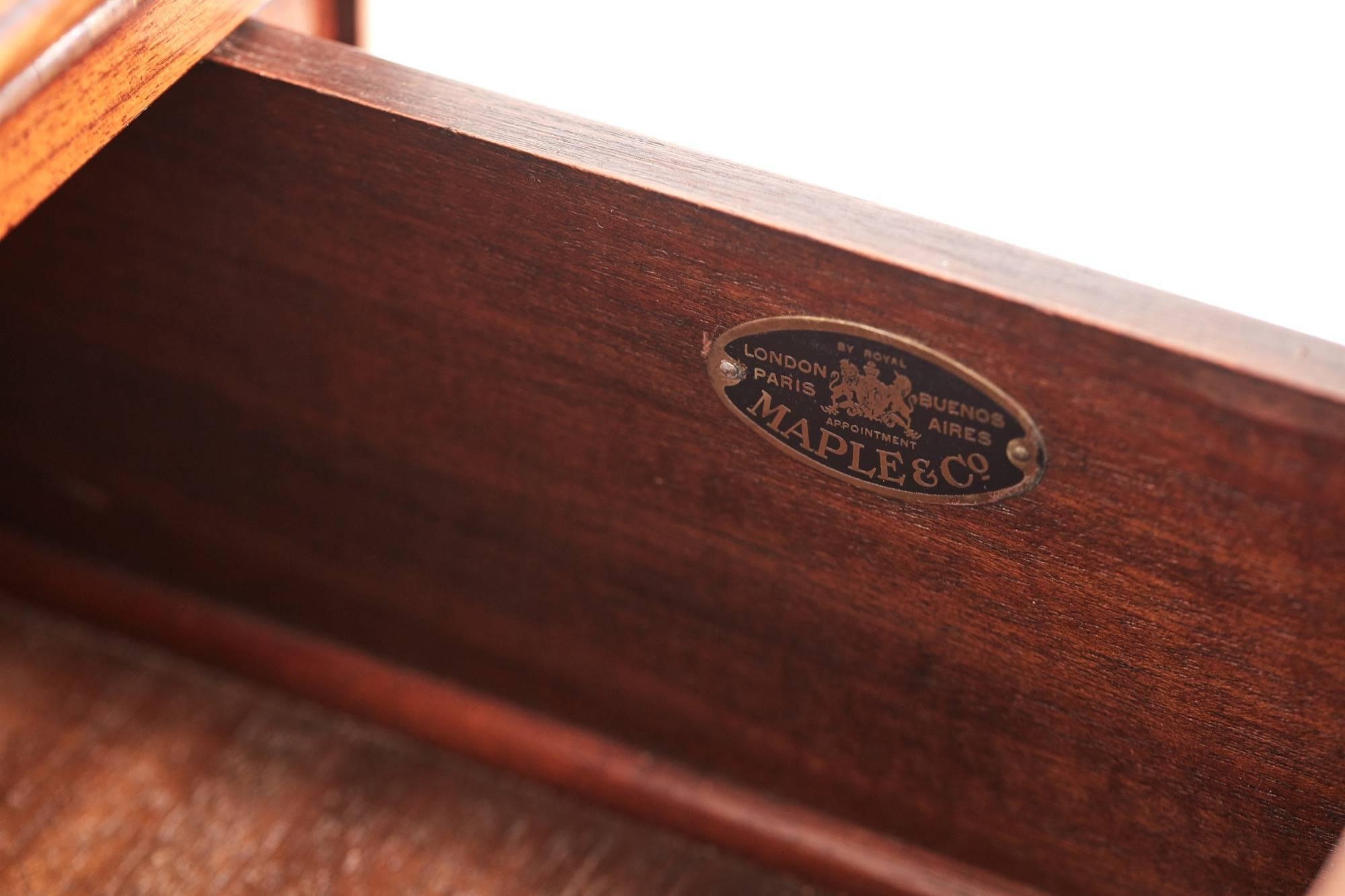 European Fantastic Burr Walnut Freestanding Bureau