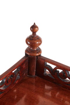 Victorian Walnut Whatnot