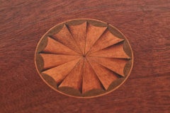 Pair of Mahogany Inlaid Lamp Tables