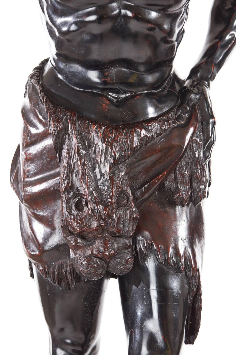 Exhibition Quality Pair of Antique Life Size Blackamoor Figures For